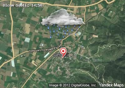 Gerçekli hava durumu haritası