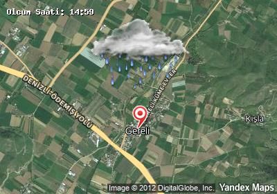 Gereli hava durumu haritası