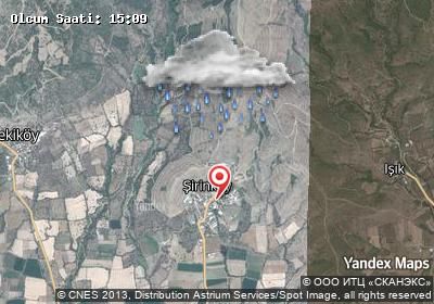 Şirinköy hava durumu haritası