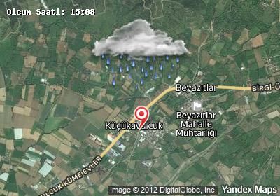 Küçükavulcuk hava durumu haritası