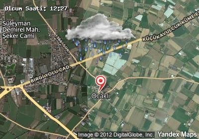 Ocaklı hava durumu haritası