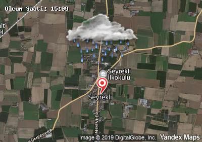 Seyrekli hava durumu haritası