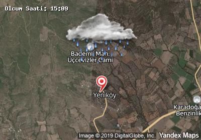 Yeniköy hava durumu haritası