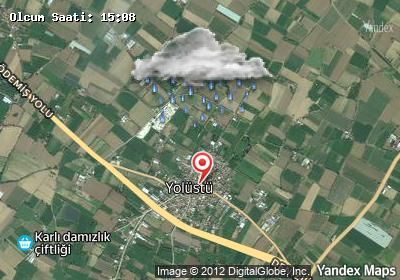 Yolüstü hava durumu haritası