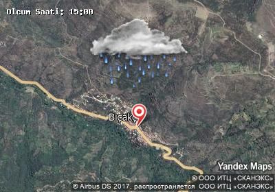 Bıçakçı hava durumu haritası