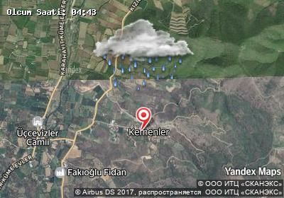 Kemenler hava durumu haritası