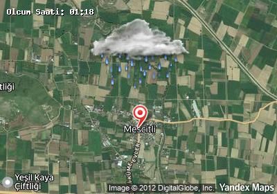 Mescitli hava durumu haritası