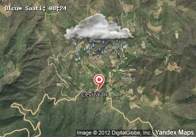 Cevizalan hava durumu haritası