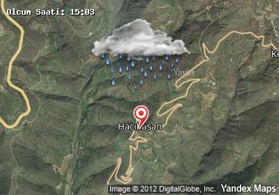 Hacıhasan hava durumu haritası