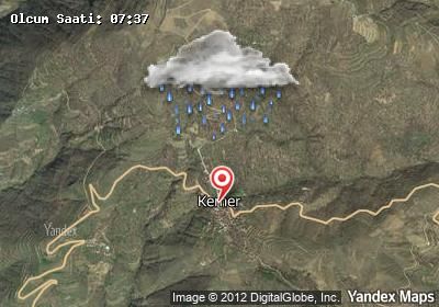Kemer hava durumu haritası