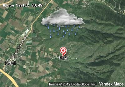 Kışla hava durumu haritası