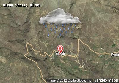 Yılanlı hava durumu haritası