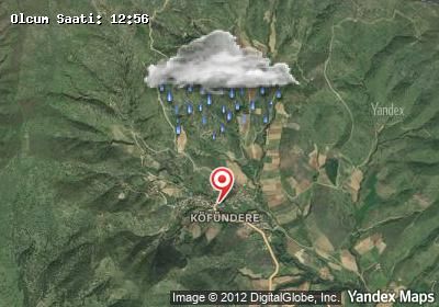 Köfündere hava durumu haritası