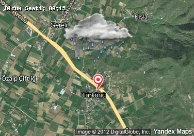 Türkönü hava durumu haritası