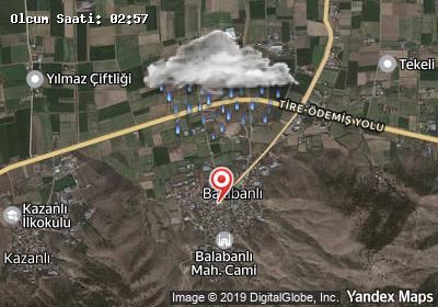 Balabanlı hava durumu haritası