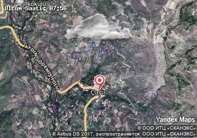 Çayır hava durumu haritası