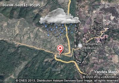 Hamam hava durumu haritası