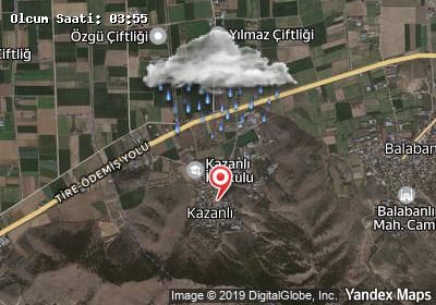 Kazanlı hava durumu haritası