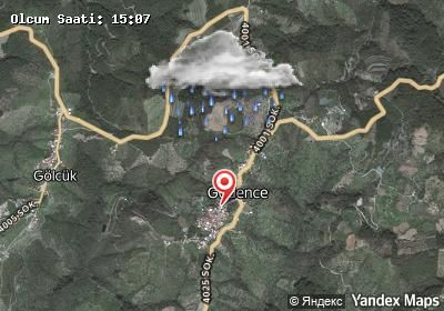 Gödence hava durumu haritası
