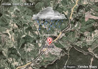 Orhanlı hava durumu haritası