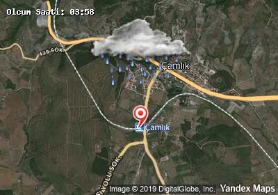 Çamlık hava durumu haritası