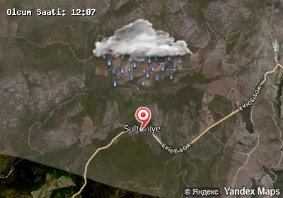 Sultaniye hava durumu haritası