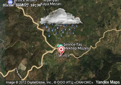 Şirince hava durumu haritası