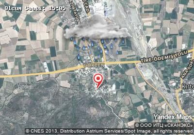 Gökçen hava durumu haritası