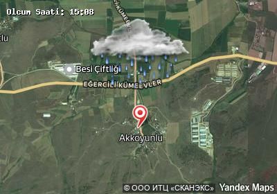 Akkoyunlu hava durumu haritası