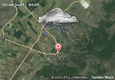 Alacalı hava durumu haritası