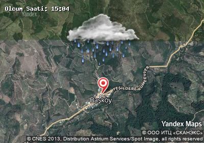 Başköy hava durumu haritası