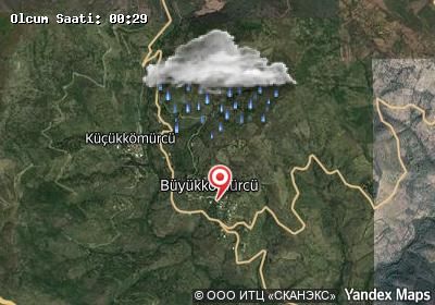 Büyükkömürcü hava durumu haritası