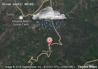 Hisarlık hava durumu haritası