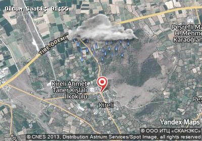 Kireli hava durumu haritası