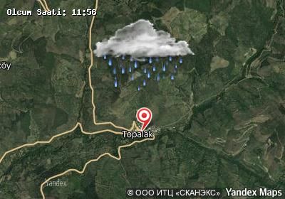 Topalak hava durumu haritası