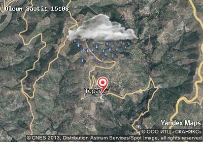 Toparlar hava durumu haritası