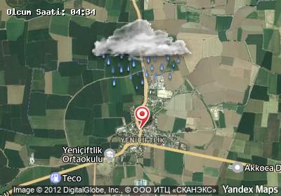 Yeniçiftlik hava durumu haritası