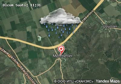 Mehmetler hava durumu haritası