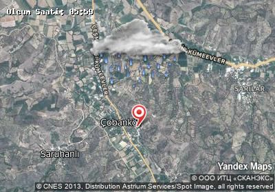 Çobanköy hava durumu haritası