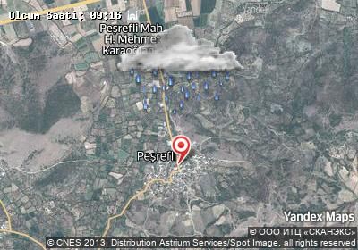 Peşrefli hava durumu haritası