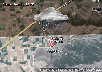 Yeğenli hava durumu haritası