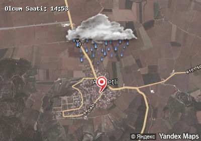 Ahmetli hava durumu haritası