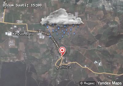 Çamlıca hava durumu haritası