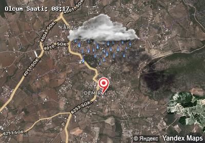 Demirci hava durumu haritası