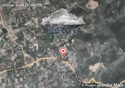 Dirmil hava durumu haritası