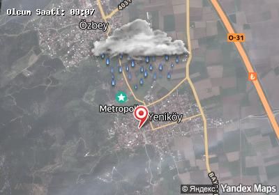 Yeniköy hava durumu haritası