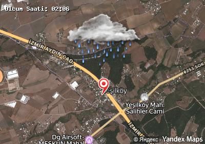 Yeşilköy hava durumu haritası