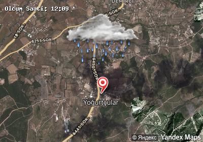 Yoğurtçular hava durumu haritası