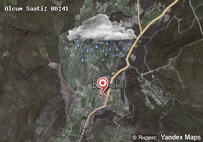 Demircili hava durumu haritası