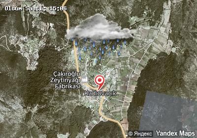 Kadıovacık hava durumu haritası